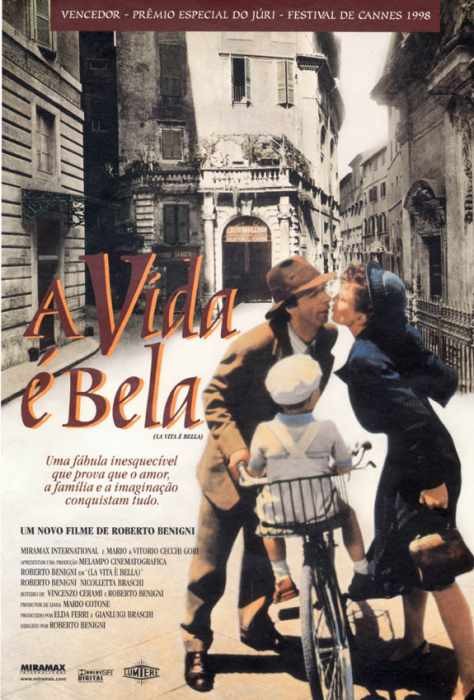 poster, filme, A Vida é Bela, Roberto Benigni