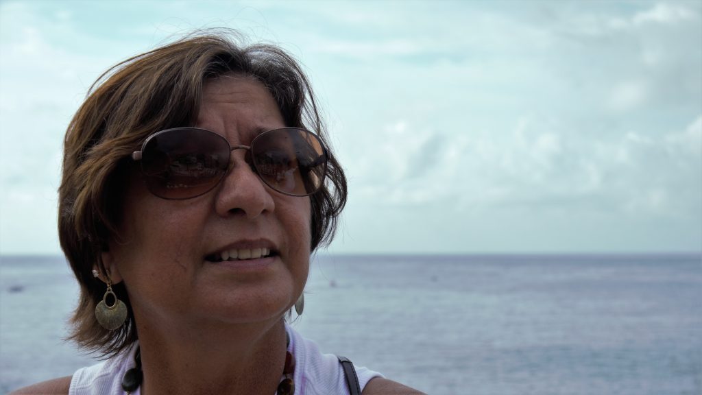 mulher, mar, óculos de sol, Salvador, Bahia, Rio Vermelho, Yemanjá