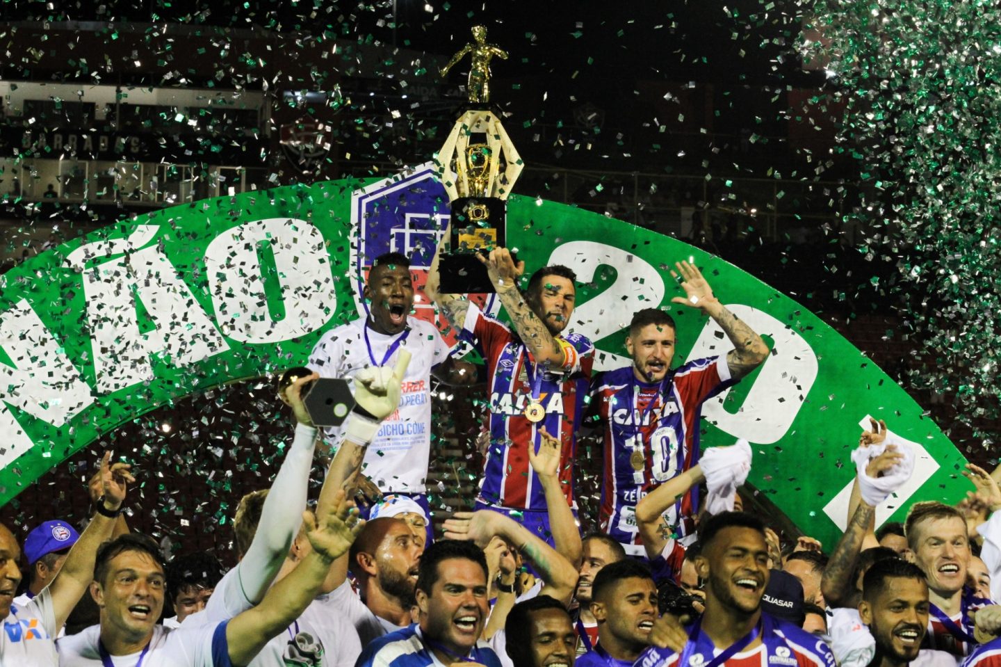 Bahia campeão, festa, titulo, Bahia, campeonato baiano, baianão 2018, futebol