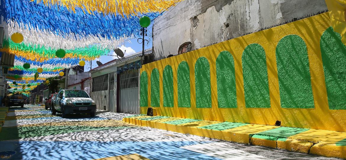 vai ter Copa, Copa do Mundo, Brasil, rua pintada, futebol, Rússia 2018