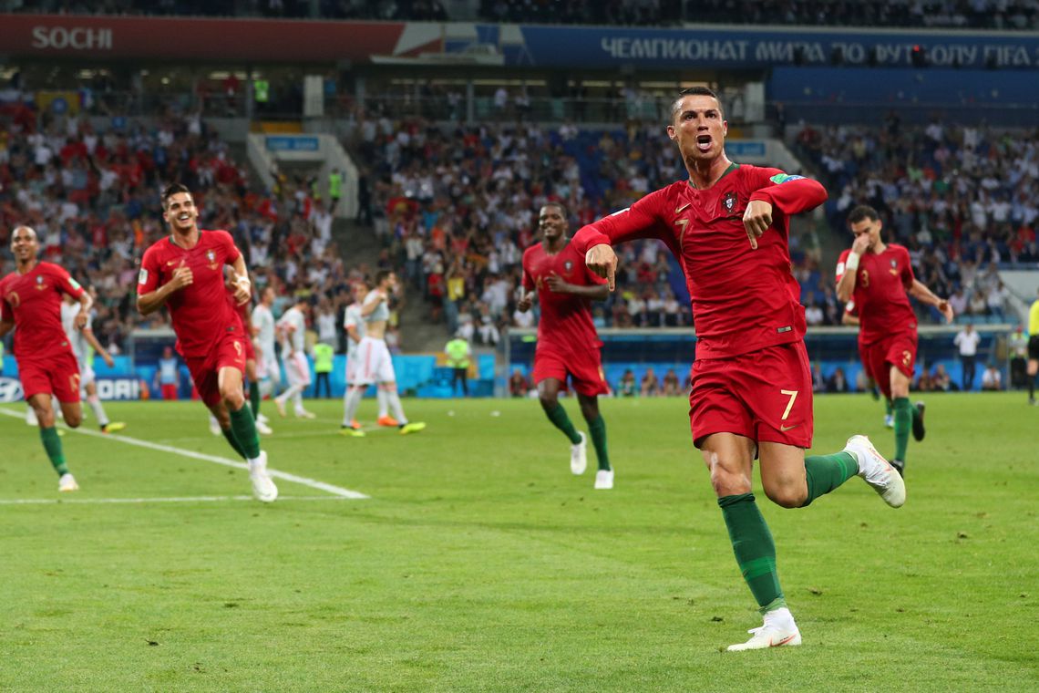 Portugal e Espanha, Portugal, Espanha, Rússia 2018, Copa do Mundo, futebol, Sochi, Cristiano Ronaldo, CR7