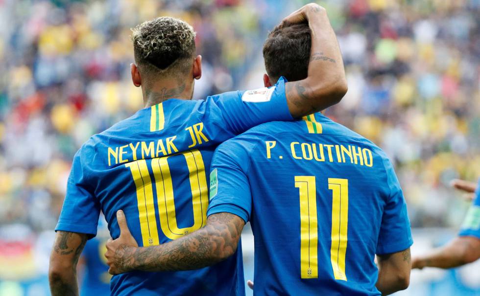 casal anti-Copa, Neymar, Philippe Coutinho, Brasil, Rússia 2018, Copa do Mundo, futebol