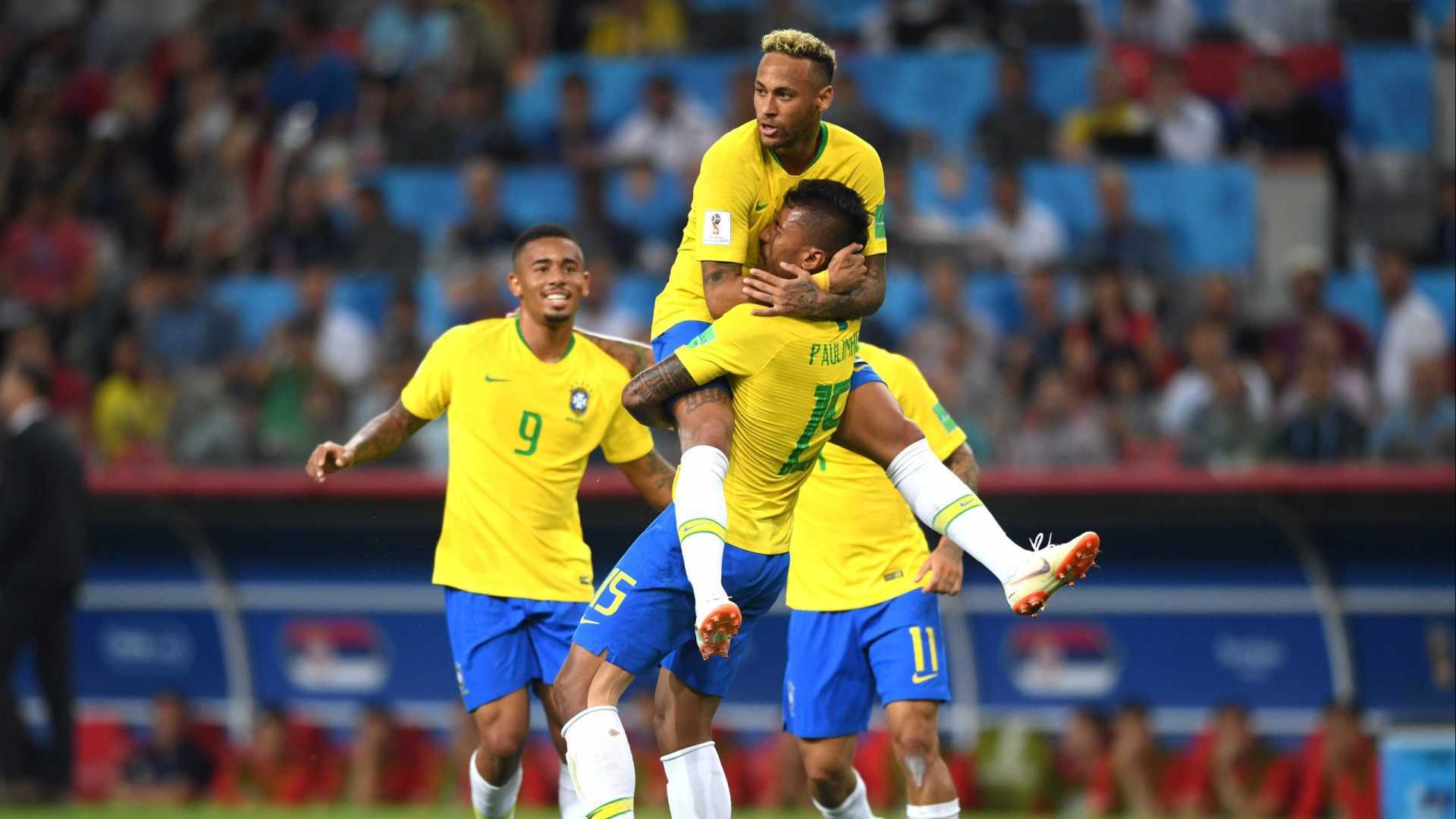 Brasil, Paulinho, Neymar, Copa do Mundo, Rússia 2018, futebol