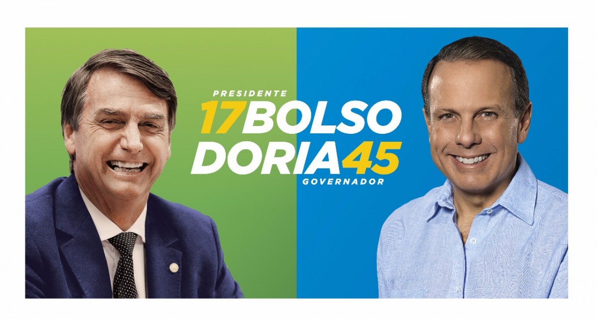 Bolsodória, eleições, eleições 2018, Bolsonaro, Dória, apoios estaduais, PSDB, PSL