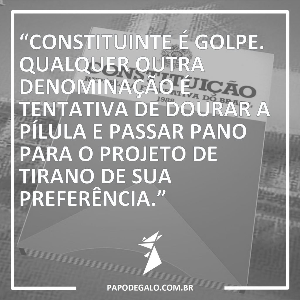 Constituição, constituinte, golpe, Estado, Brasil, 