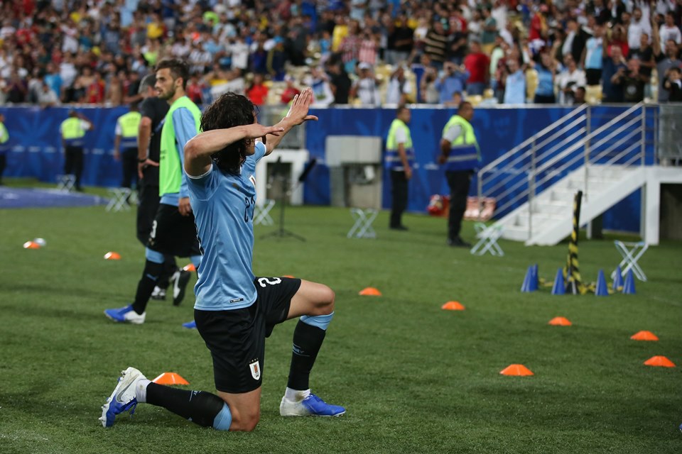 Uruguai 1x0 Chile, Uruguai, Chile, Copa América, Cavani