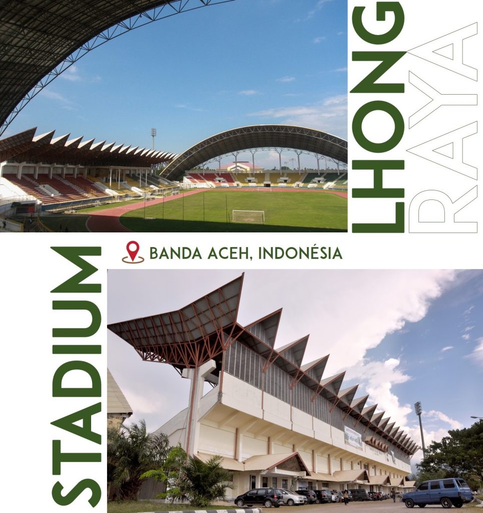 Lhong Raya, Indonésia, estádio de futebol, hospital de campanha, Cruz Vermelha, Papo de Galo, revista,