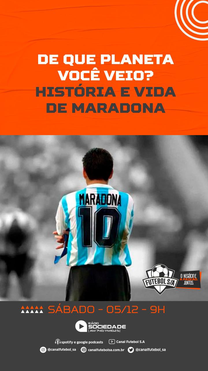 Futebol SA, Maradona, Gabriel Galo, 90 segundos,